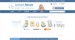 Desktop Screenshot of grandir-nature.com