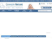 Tablet Screenshot of grandir-nature.com